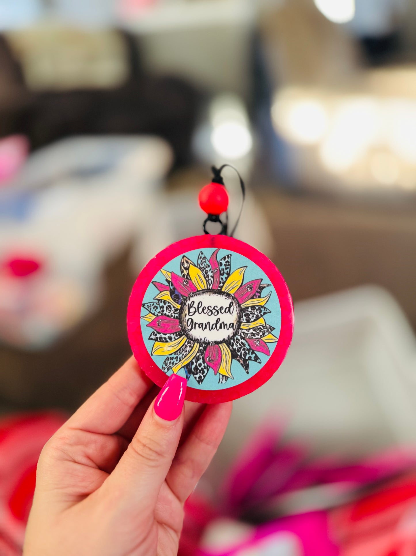Blessed Grandma Medium Car Freshie